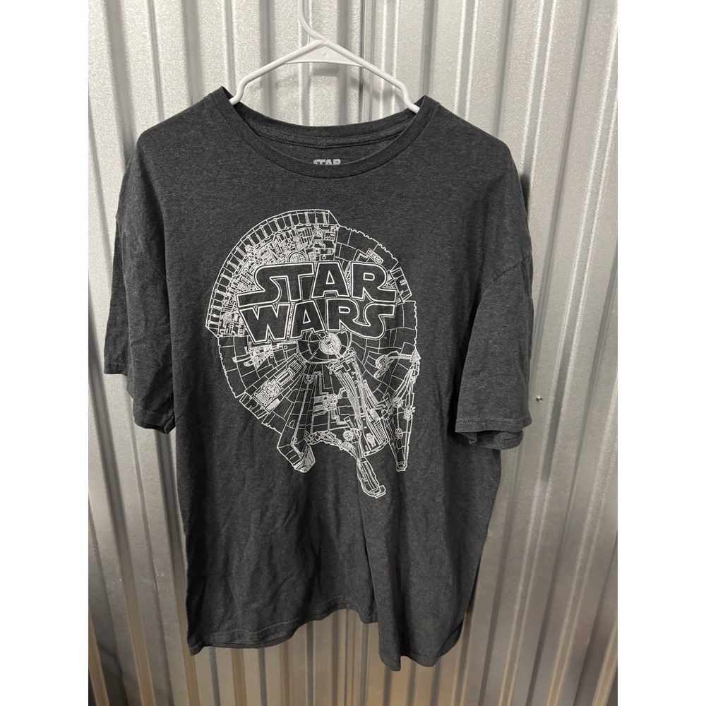 Star Wars Millennium Falcon Fifth Sun 2XL Shirt Gray